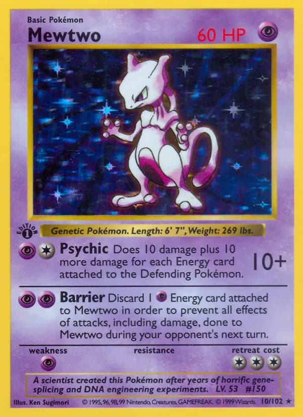 Mewtwo — изображение карты
