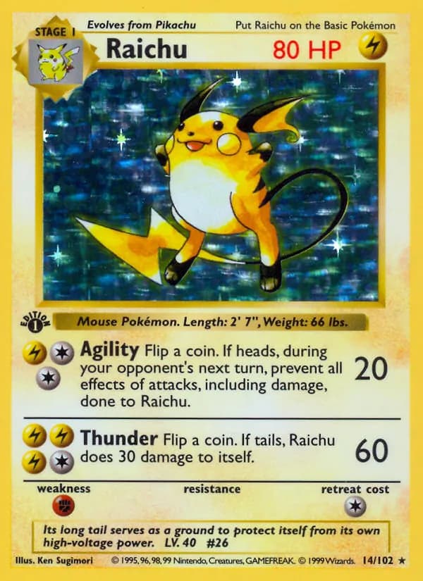 Raichu — изображение карты