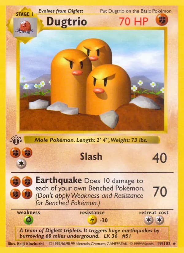 Dugtrio — изображение карты