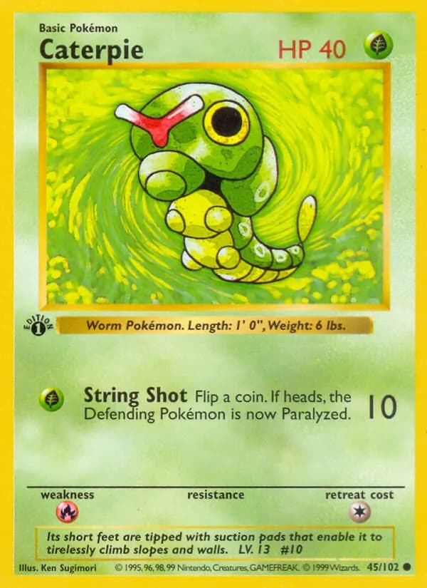 Caterpie — изображение карты