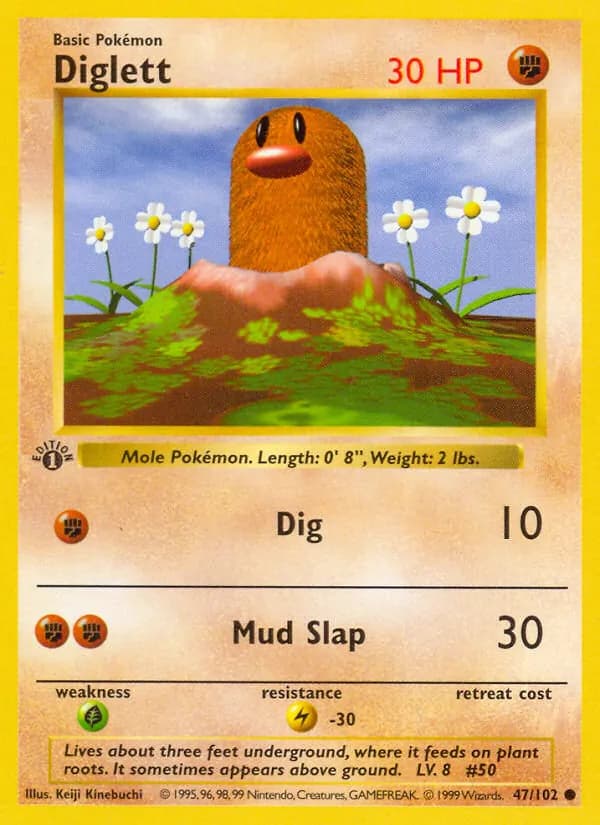 Diglett — изображение карты