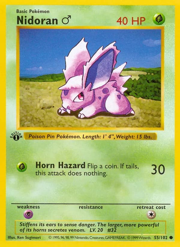 Nidoran♂ — изображение карты