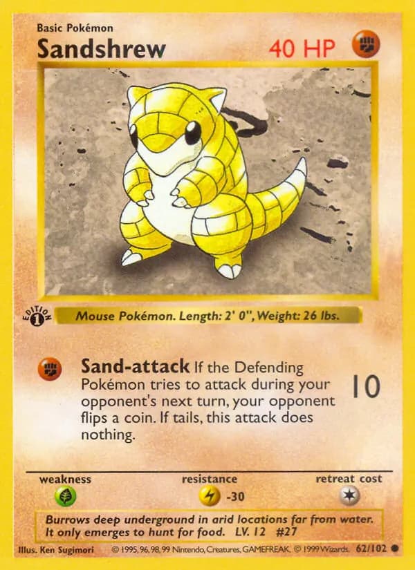 Sandshrew — изображение карты