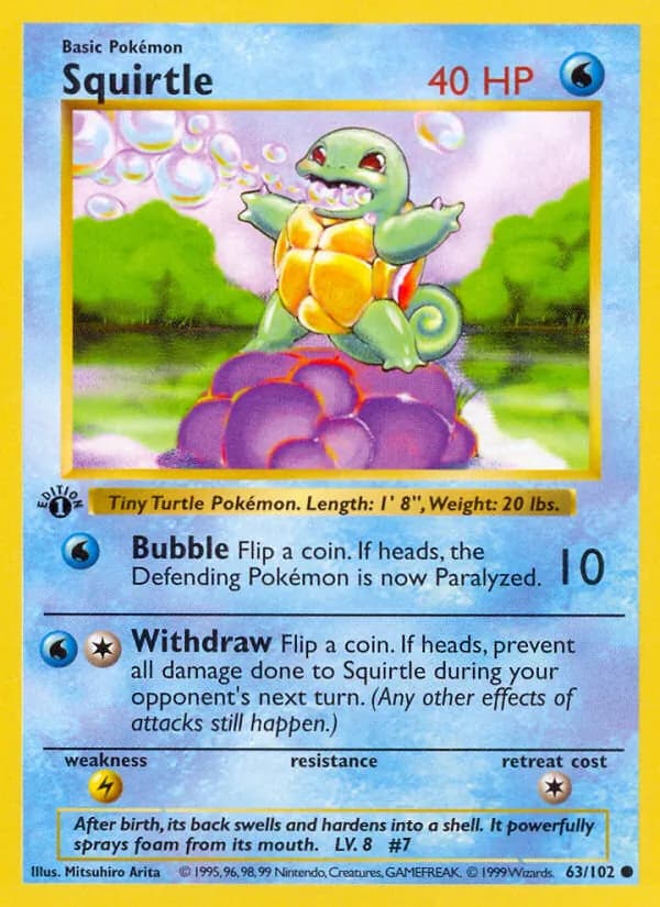 Squirtle — изображение карты