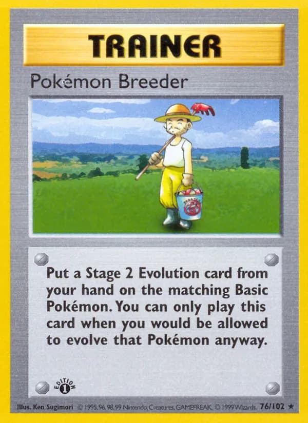Pokémon Breeder — изображение карты