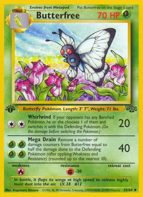 Butterfree — изображение карты