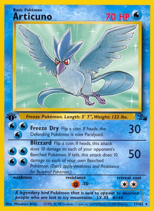 Articuno — изображение карты