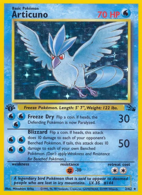 Articuno — изображение карты