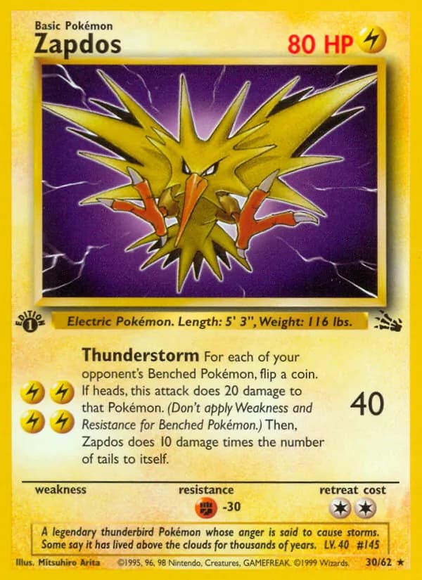 Zapdos — изображение карты