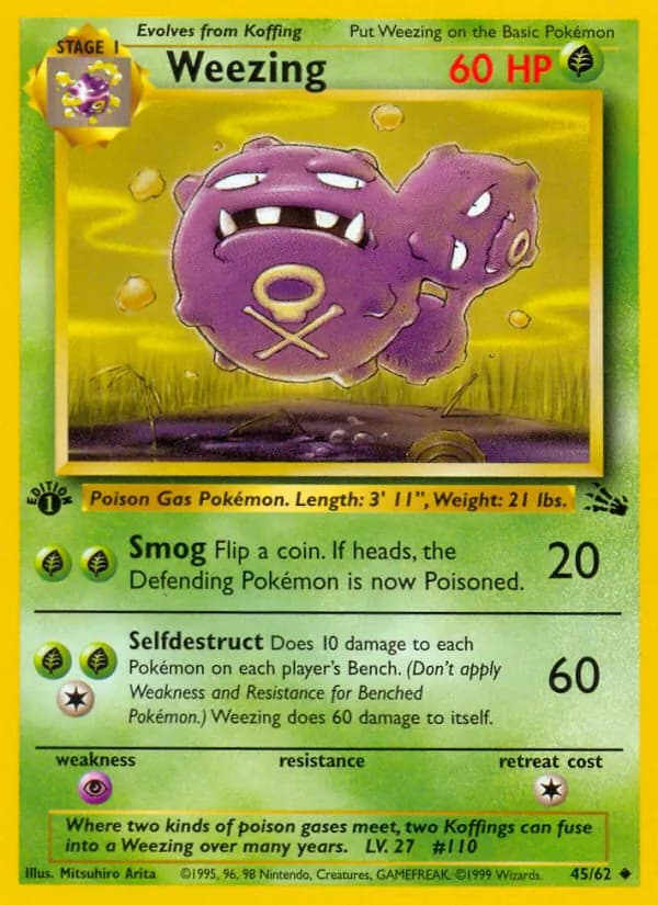 Weezing — изображение карты