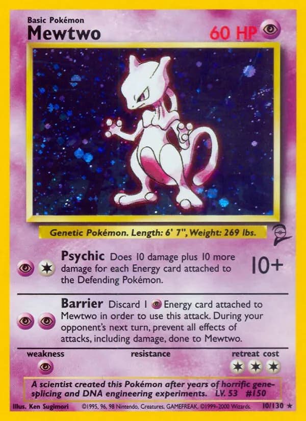 Mewtwo — изображение карты