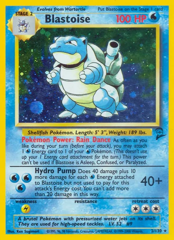 Blastoise — изображение карты