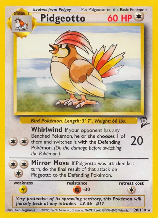 Pidgeotto — изображение карты