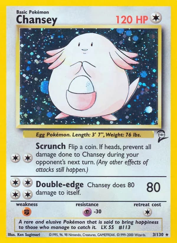 Chansey — изображение карты