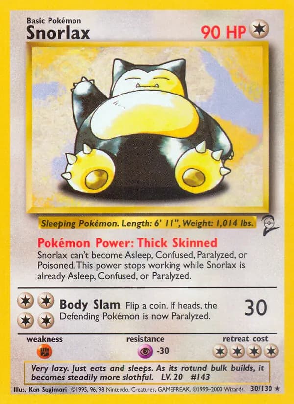 Snorlax — изображение карты