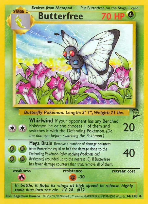 Butterfree — изображение карты