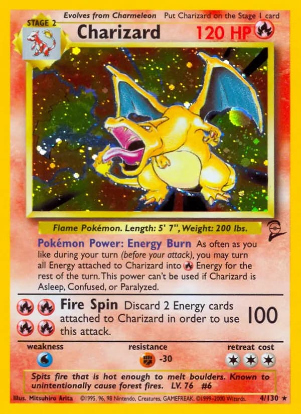 Charizard — изображение карты