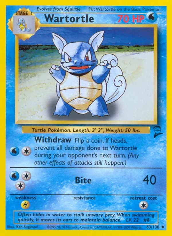 Wartortle — изображение карты
