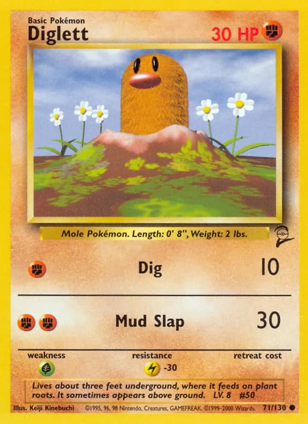 Diglett — изображение карты