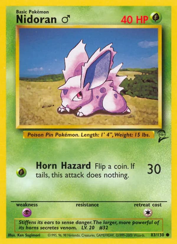 Nidoran♂ — изображение карты
