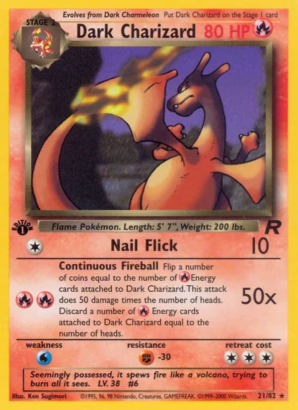 Dark Charizard — изображение карты
