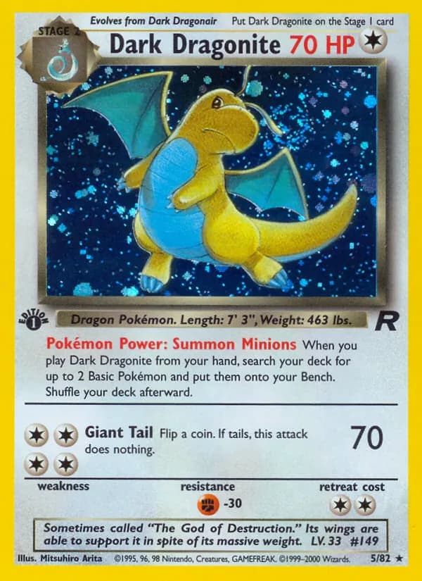 Dark Dragonite — изображение карты