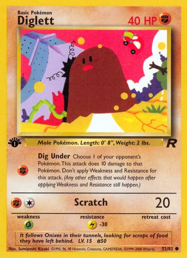 Diglett — изображение карты