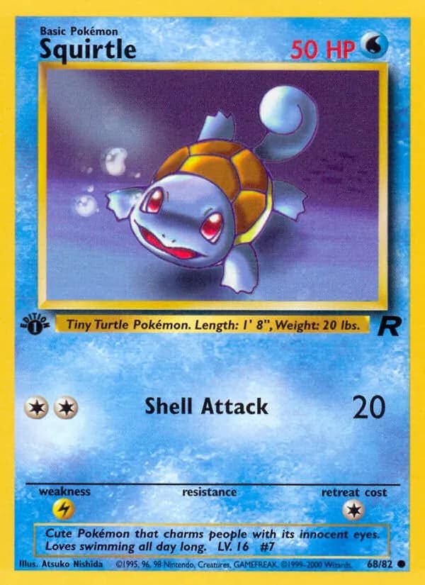 Squirtle — изображение карты
