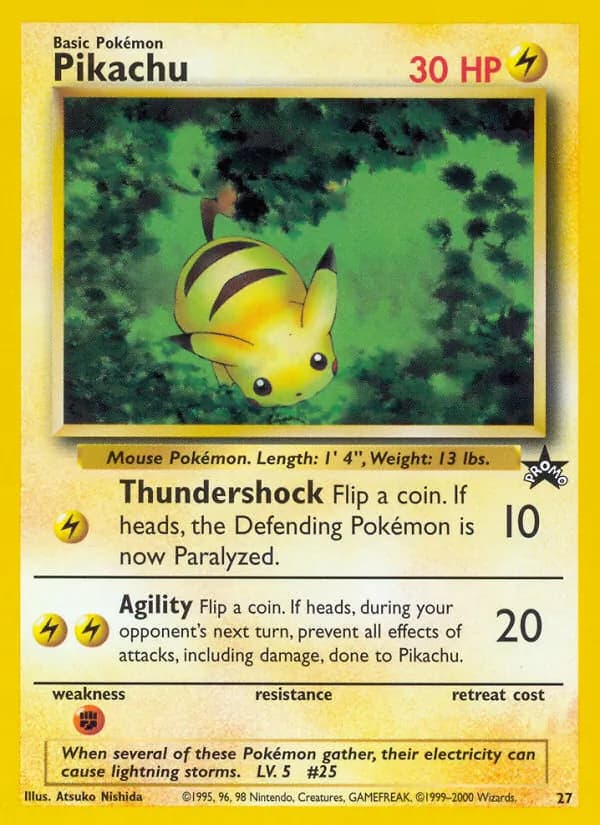 Pikachu — изображение карты
