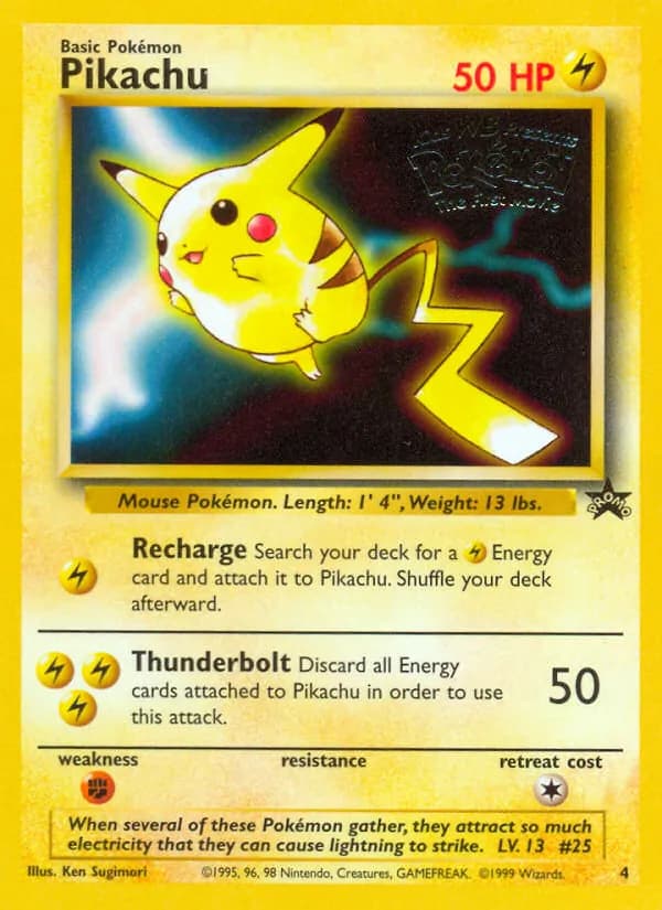 Pikachu — изображение карты