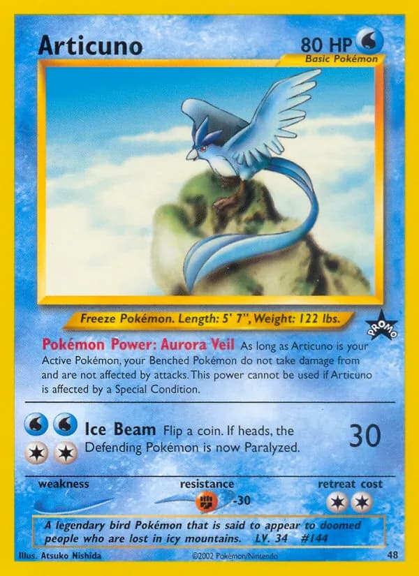 Articuno — изображение карты