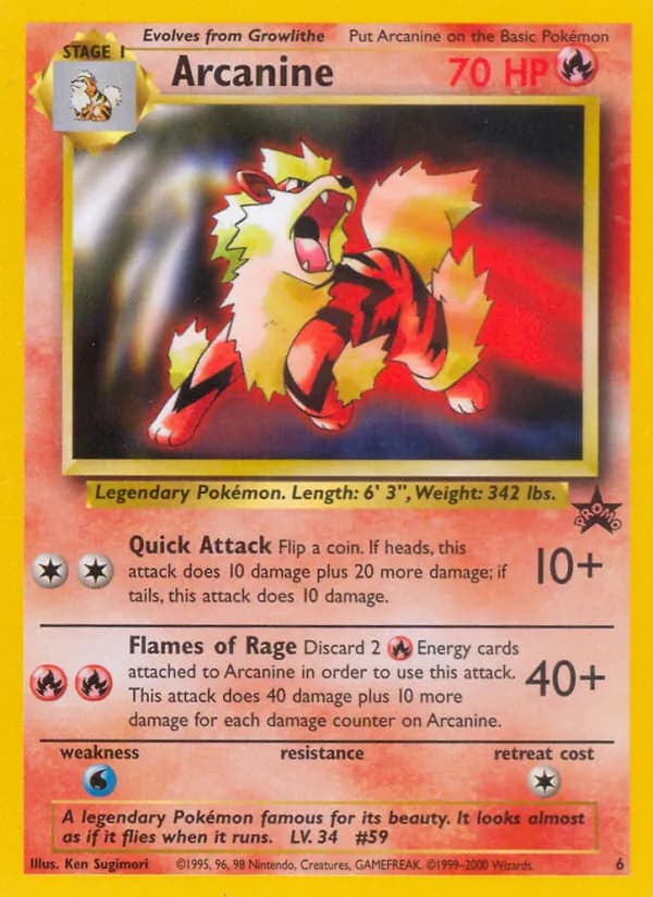 Arcanine — изображение карты