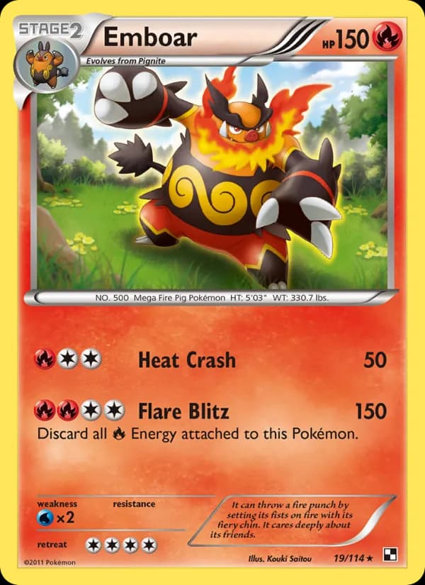 Emboar — изображение карты