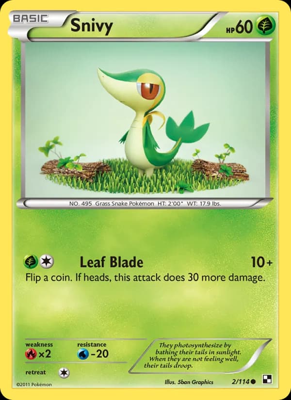 Snivy — изображение карты