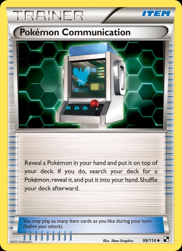 Pokémon Communication — изображение карты