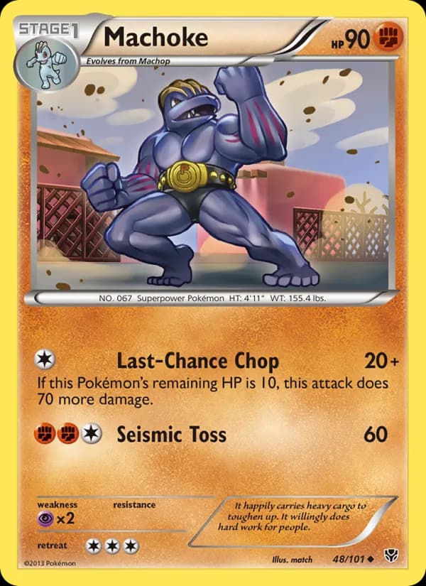Machoke — изображение карты