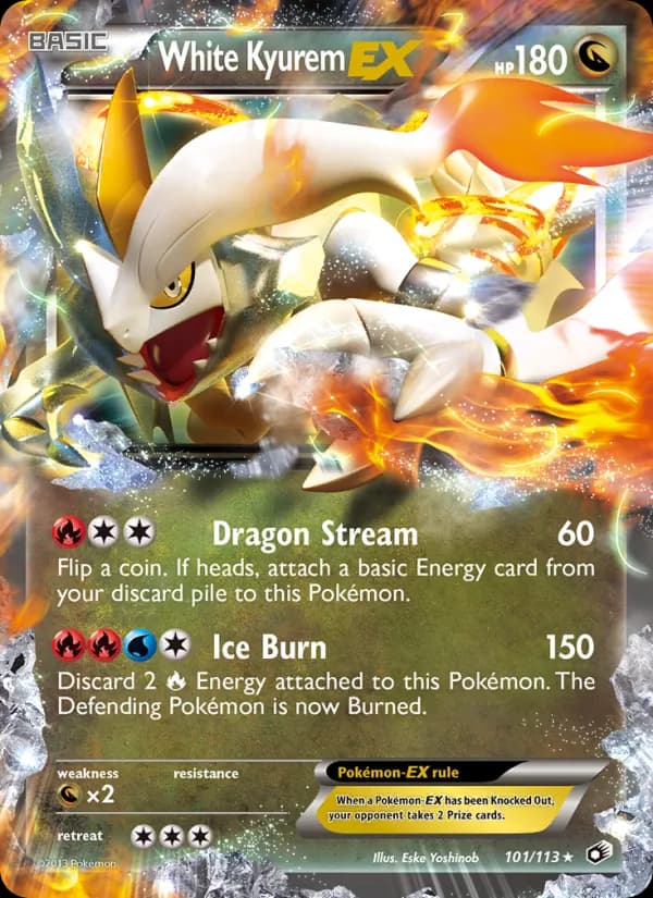 White Kyurem-EX — изображение карты
