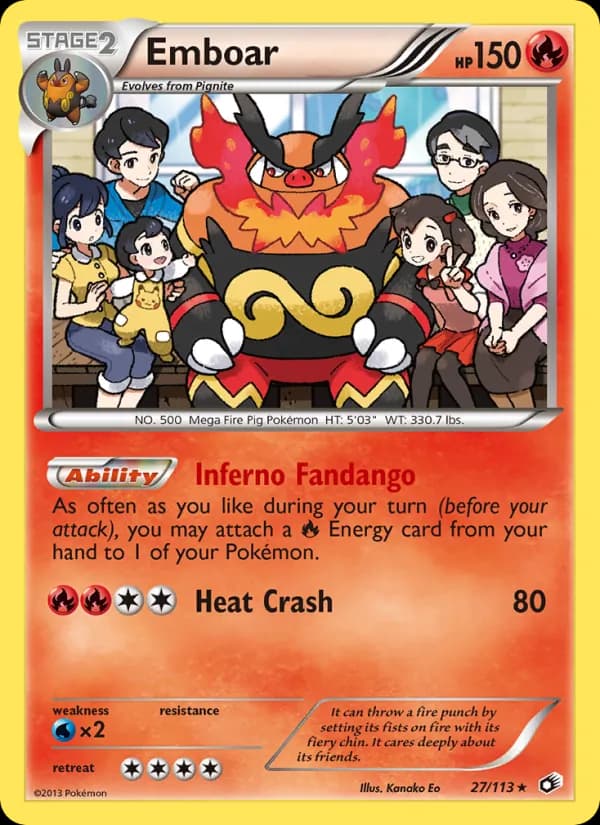 Emboar — изображение карты