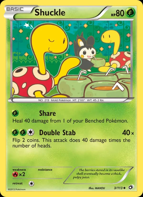 Shuckle — изображение карты