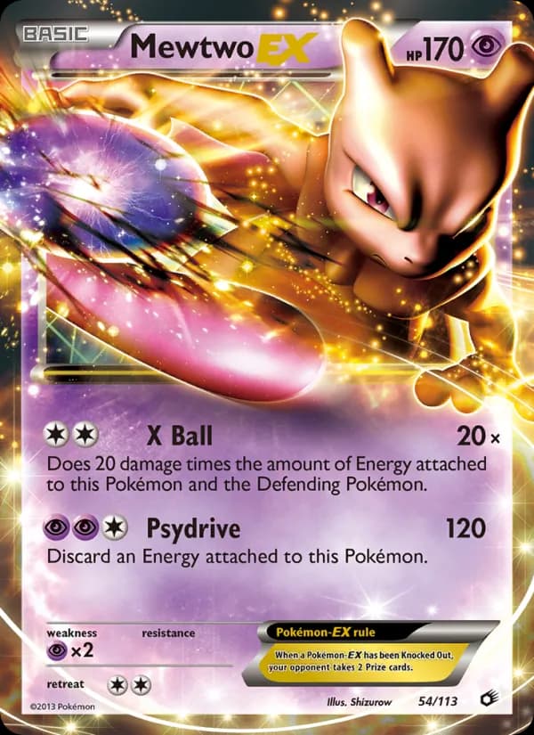 Mewtwo-EX — изображение карты