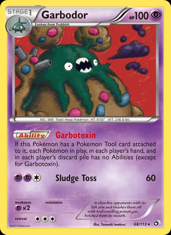 Garbodor — изображение карты