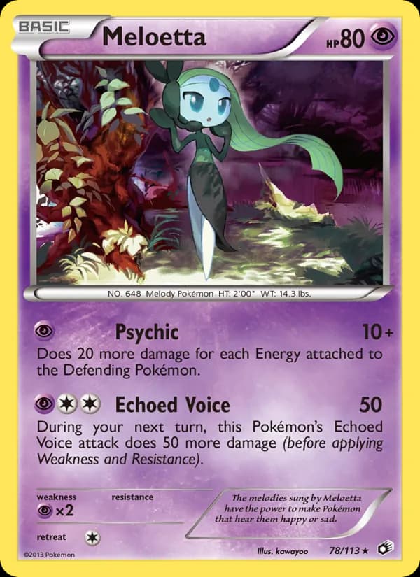 Meloetta — изображение карты