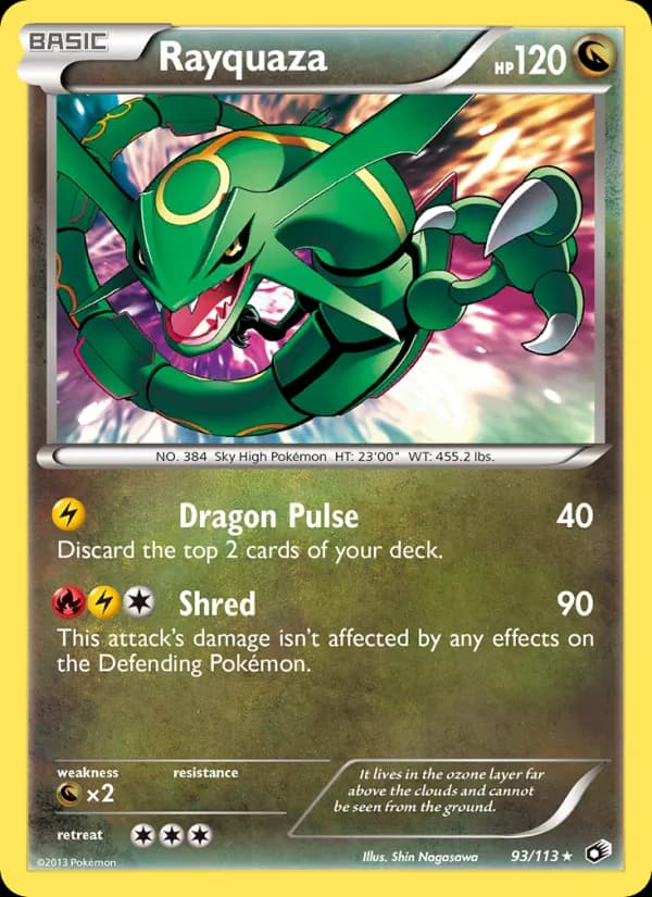 Rayquaza — изображение карты