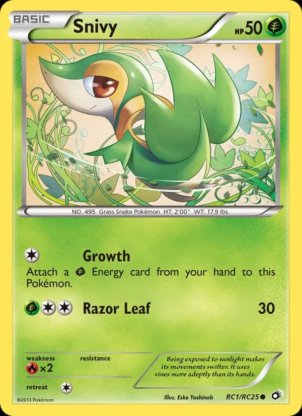 Snivy — изображение карты