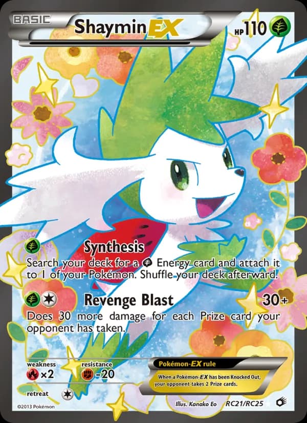 Shaymin-EX — изображение карты