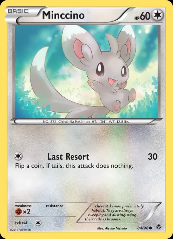 Minccino — изображение карты