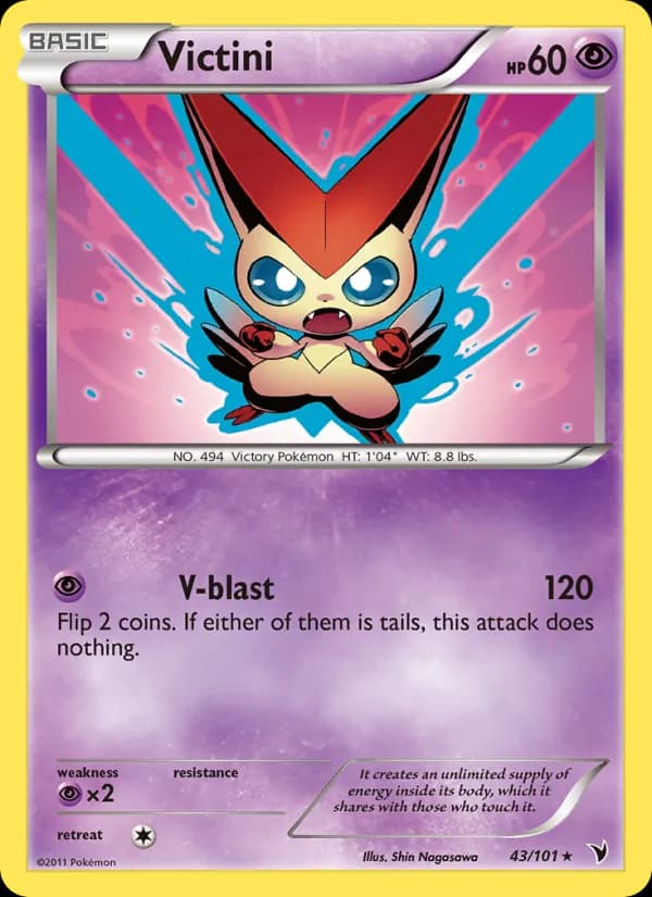 Victini — изображение карты