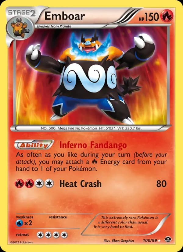 Emboar — изображение карты