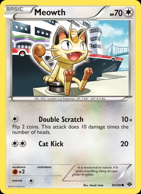 Meowth — изображение карты