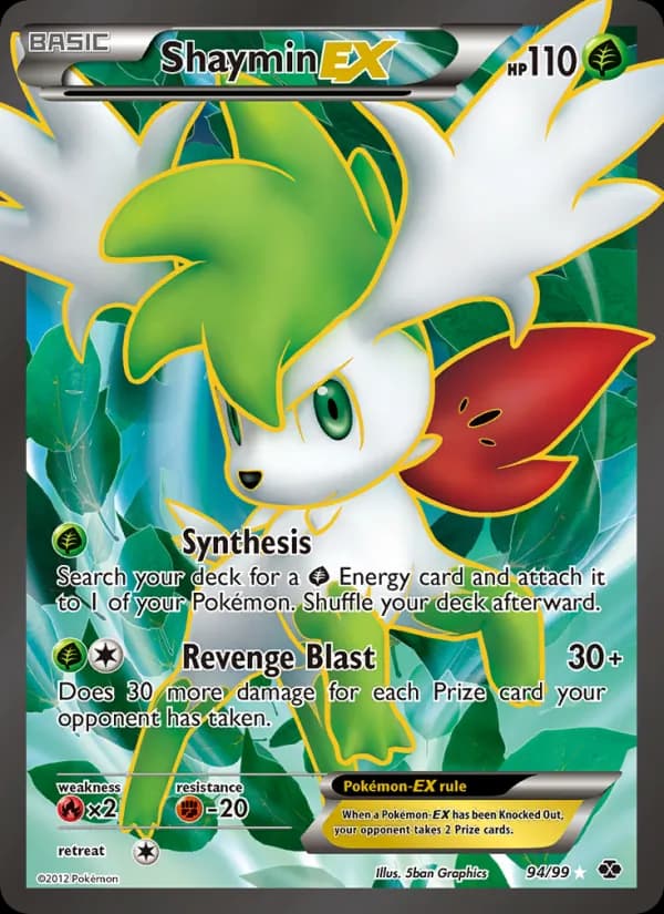 Shaymin-EX — изображение карты